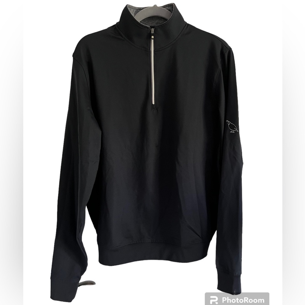 Men’s FootJoy zipper front, nylon pullover. Like new. Size S.